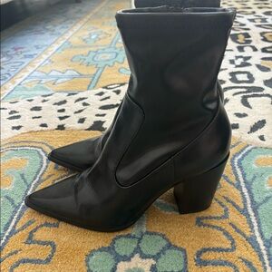 Black ankle boots